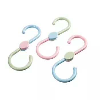 3 шт., пластиковые S-образные крючки GUANYAO