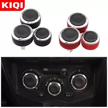 3 шт., ручка переключателя кондиционера для Nissan Tiida/NV200/Livina/Geniss