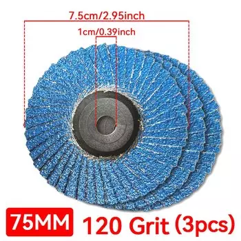 3 шт. шлифовальные диски KingHui 75 мм 40/60/80/120