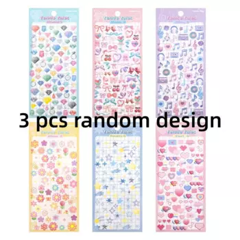 3 шт. случайные музыкальные наклейки house of novelty