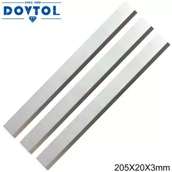 Сменные лезвия для строгальных станков Dovtol 205x20x3 мм