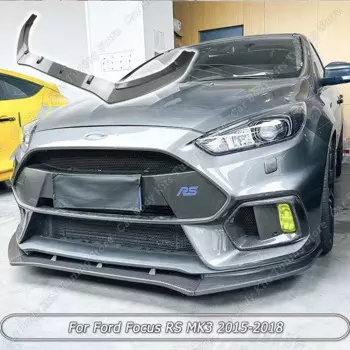 3 шт., сплиттер для переднего бампера автомобиля Ford Focus RS MK3 2015 2016 2017 2018