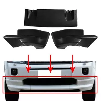 3 шт., защитные накладки на передний бампер автомобиля для Land Rover Freelander 2 2007 2008 2009 2010 2011 2012