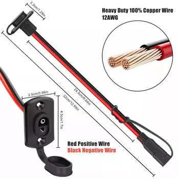 3 шт. жгут быстрого разъема SAE, адаптер SAE, штекер-гнездовой кабель, удлинитель SAE 1FT 12AWG