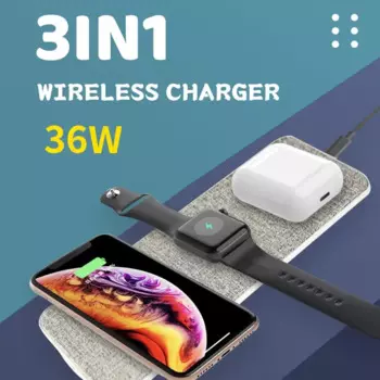 3 в 1, магнитное Беспроводное зарядное устройство для Apple Watch, Iphone, Samsung, Xiaomi