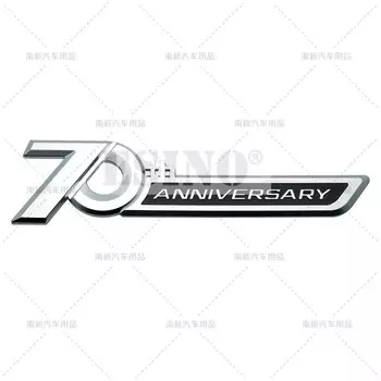 3D 70-летие багажника автомобиля ABS хромированный клейкий значок эмблема задний кузов задняя дверь клейкий значок для Toyota Land Cruiser