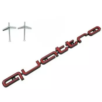 3D ABS эмблема передней решетки автомобиля для Audi Quattro Logo A3 A4 A5 A6 A6L A7 A8 Q3 Q5 Q7 S3 S4 S5 RS3 RS4 RS6 аксессуары для значков