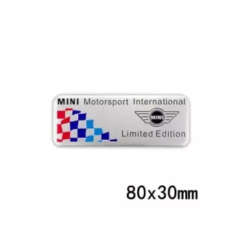 3D алюминиевые наклейки на автомобиль, эмблема, значок на кузов, наклейка на багажник для BMW Mini Cooper Countryman R56 R50 R53 F56 F55 R60, аксессуары