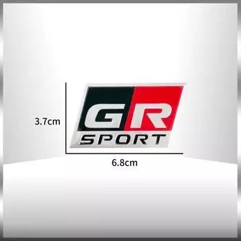 3D алюминиевый Стайлинг автомобиля GR Sport/GR Gazoo Racing эмблема авто наклейка на багажник для C-HR RAV4 YARiS Prius Harrier Corolla