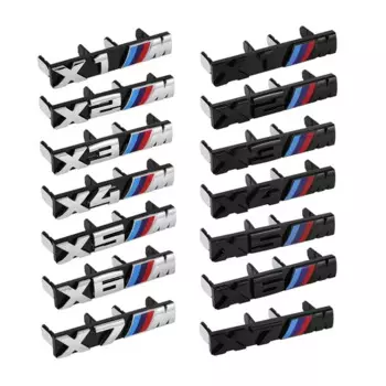 3D эмблема передней решетки автомобиля для X1 X2 X3 X4 X5M X6M X7M G82 G83 F48 G60 G68 G70 G80 G87 E83 G11 G12 F39 E60 E46 Декор