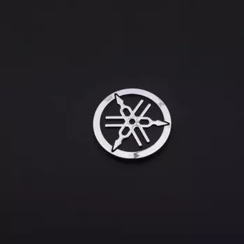 3D автомобильная мотоциклетная модифицированная автомобильная наклейка 5 см, металлическая автомобильная наклейка, алюминиевая круглая наклейка с логотипом для Yamaha R1 R3 R25 Mt-09 Mt07