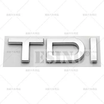 3D бейдж из АБС-пластика TDI для багажника автомобиля, бейдж для заднего багажника автомобиля, клейкий бейдж для Audi A4, A5, A6, A7, A8, Q3, Q5, Q7