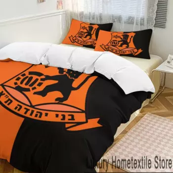 3D Bnei Yehuda Tel Aviv Комплект постельного белья Пододеяльник Постельный комплект Пододеяльник Наволочка Одеяло King Queen Размер Комплект постельного белья для мальчиков и взрослых