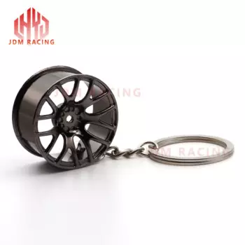 3D Брелок Для Ключей С Дизайном Колеса Автомобиля, Брелки Из Сплава, Автоаксессуары, JDM RACING