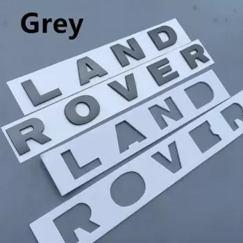 3D буквенный капот автомобиля, эмблема для Land Rover Range Velar Sport Discovery 2 3 4, защитник, хромированные наклейки на переднюю головку