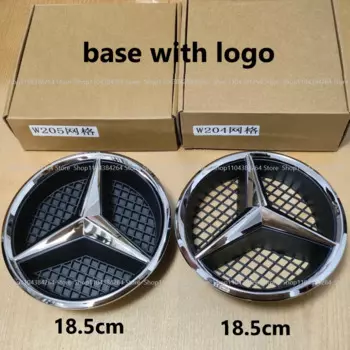 3D автомобильный гриль, эмблема звезды, значок переднего гриля, логотип для Mercedes Benz W204 W205 W213 X253 A B C E S CLA GLB GLC GLE GLS, аксессуары