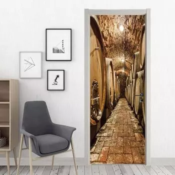 3D дверные наклейки Abstract OEMG ПВХ