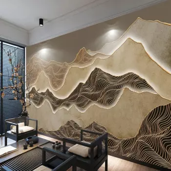 Текстильные обои Jiadou 3D Китайский стиль