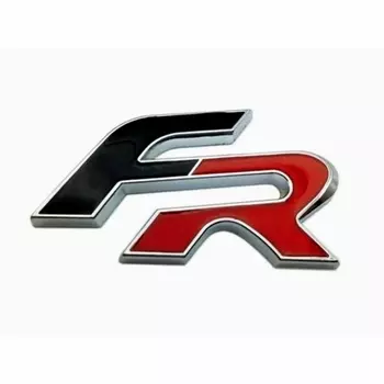 3D FR Автомобильная наклейка передний гриль цинковый сплав значок эмблема для Seat Ibiza Leon Altea FR аксессуары для кузова автомобиля значок наклейка