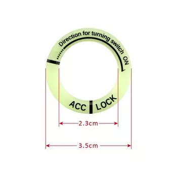 3D гелевое светящееся кольцо для ключей, наклейка, светящаяся крышка зажигания для Bmw E46 E39 E90 E60 E30 F10 F11 F20 F30 G20 G30 X1 X3 X5 Z4