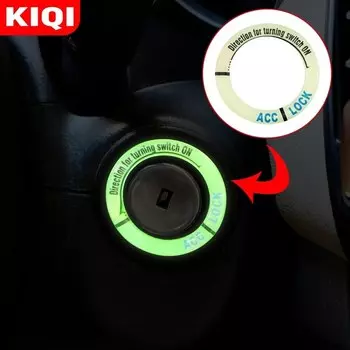 3D гелевый светящийся брелок для ключей, наклейка, чехол для Skoda Fabia Karoq Kodiaq Octavia Superb Combi Suzuki Swift Sx4