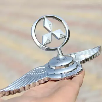 3D хромированный значок-эмблема для Mitsubishi ASX Lancer Cordia Pajero крышка переднего капота автомобиля Galant Mirage