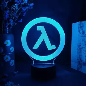 3D лампа Half Life Alyx Mangamall