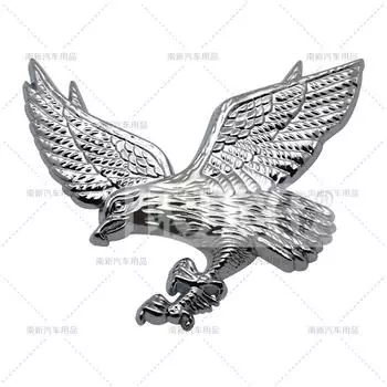 3D Летающий мужской Орел, Автомобильный багажник, цинковый сплав, клейкий значок, аксессуары для задних ворот, клейкий значок для стайлинга