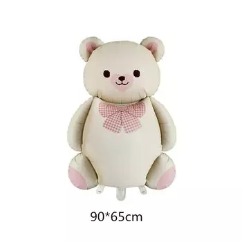 3D матовые медвежьи фольгированные шары