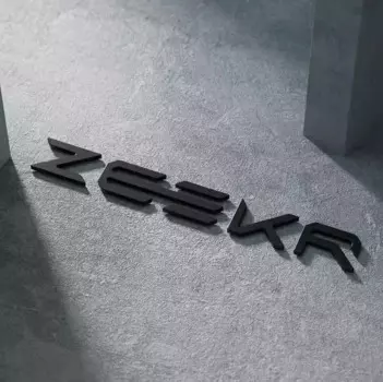 3D металл для Zeekr 001/007/X специальная модификация матовая декоративная наклейка на заднюю дверь автомобиля надпись Стайлинг эмблема аксессуары