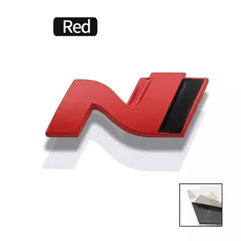 3D металлическая эмблема N, наклейка на решетку, наклейка для Hyundai N LINE i30 i20 Sonata Accent Tucson Elantra IX35 Coolpad Azera Getz