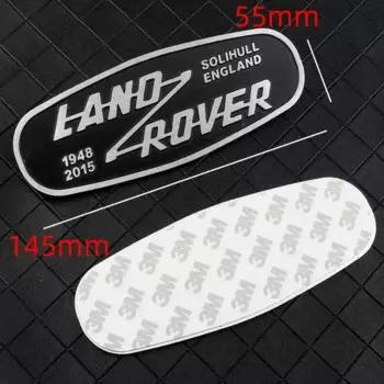 3D металлическая эмблема на переднюю решетку автомобиля для Land Rover SOLIHULL ENGLAND Defender 2015, авто значок, украшение, наклейка на багажник, аксессуары