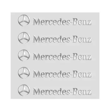 3D металлическая эмблема, наклейка для украшения интерьера автомобиля, Стайлинговые наклейки для Mercedes Benz AMG W205 W203 GLC GLK W206 W220 A180 W211 W212