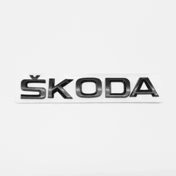 3D металлическая глянцевая черная буква значок для багажника автомобиля Наклейка для заднего крыла Эмблема Наклейка для Skoda Octavia Yeti VRIS Kodiaq Karoq Kamiq a5