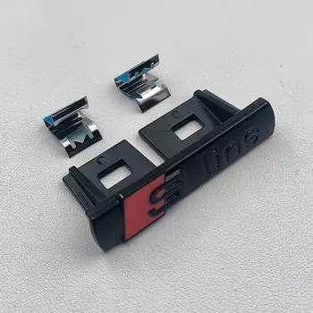 3d Металлический Хром Черный Sline Логотип S Line Эмблема Автомобильная Передняя Гриль Значок Для A3 A4 A5 A6 A7 A8 RS Q2 Q5 Q7 Q3 TT S Line Аксессуары