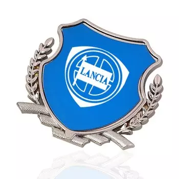 3D металлический хромированный значок, наклейка, Стайлинг автомобиля, эмблема, наклейка для Lancia Delta III Musa Phedra Thesis Voyager Ypsilon 843 846