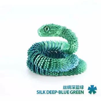 3D модель змеи из пластика