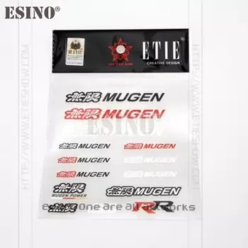 3D Mugen автомобильный Стайлинг ПВХ клейкая наклейка декоративная наклейка виниловый набор для Mugen Power Mugen R