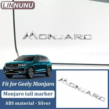 3d-наклейки LINNUNU из АБС-пластика на задний багажник автомобиля для Geely Monjaro Manjaro Xingyue L буквы эмблема наклейка логотип внешние аксессуары