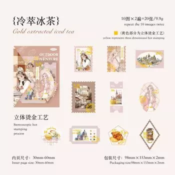 3D наклейки Mr. Paper, 4 стили