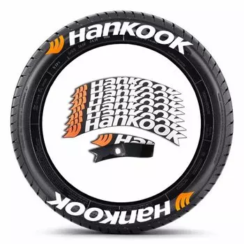 3D наклейки на колесные шины, подходят для стикеров HANKOOK s, ПВХ Наклейки на автомобильные шины, декоративные универсальные водонепроницаемые и прочные Стикеры