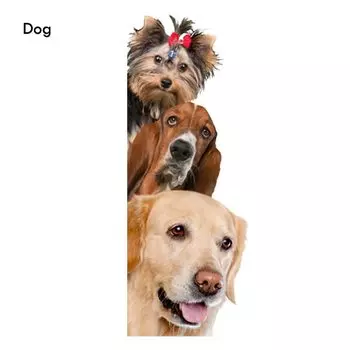 3D наклейки на стену HonC кот и собака