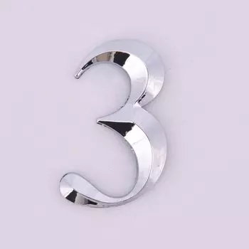 3D наклейки с номерами для дома