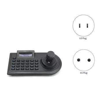 3D оси джойстик телефон клавиатура для AHD Безопасность PTZ скорость контроллер клавиатура для систем видеонаблюдения DVR NVR Pelco RS485