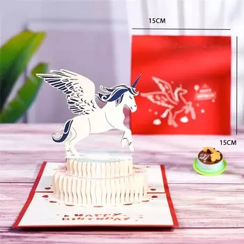 3D открытка Happy Birthday Magic Ants