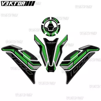3D полимерная наклейка на бак, защитная наклейка на бак мотоцикла для Versys 1000 Versys 1000 S SE 2017-2024 2023 2022