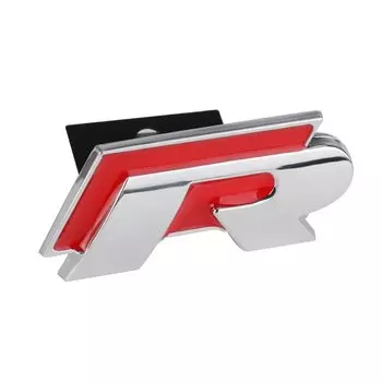 3D R RLINE эмблема автомобиля передняя решетка значок металлическая наклейка украшение для Volkswagen VW Golf Passat Polo Blue Motion T-ROC Scirocco