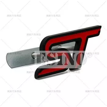 3D ST Передняя решетка для автомобиля, аксессуары для кузова автомобиля, автомобильный Стайлинг, значок, наклейка для Ford Focus Fiesta Edge