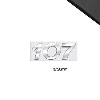 3D Стайлинг для RCZ 407 408 508 2008 3008 4008 5008 Металлическая Эмблема Автомобильная буква Задняя эмблема автомобильные аксессуары