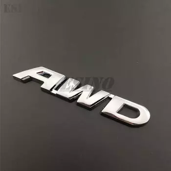 3D V6 AWD автомобильный металлический сплав, крыло багажника, приклеивающийся значок, задняя дверь, Displaceme Эмблема для Toyota Highlander V6